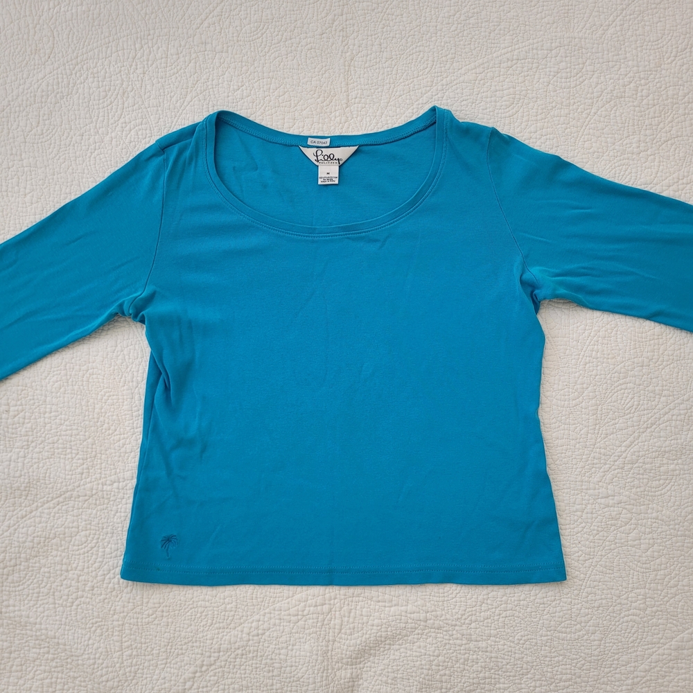 Lilly Pulitzer Scoop-Neck Top